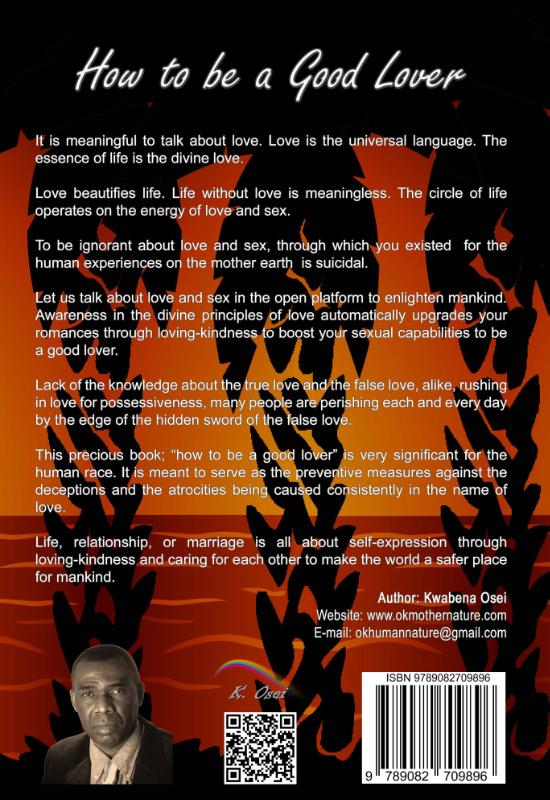 Achterkant van How to be a Good Lover