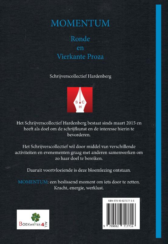 Achterkant van Momentum