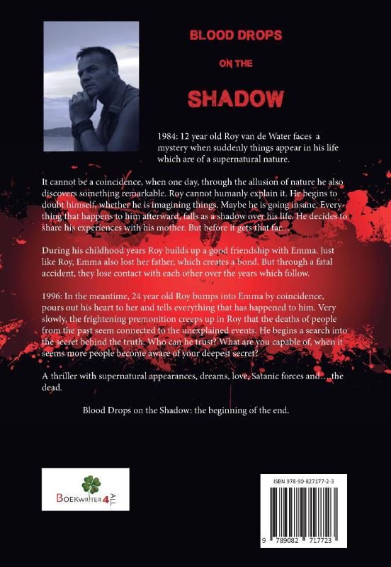 Achterkant van Blood Drops on the Shadow