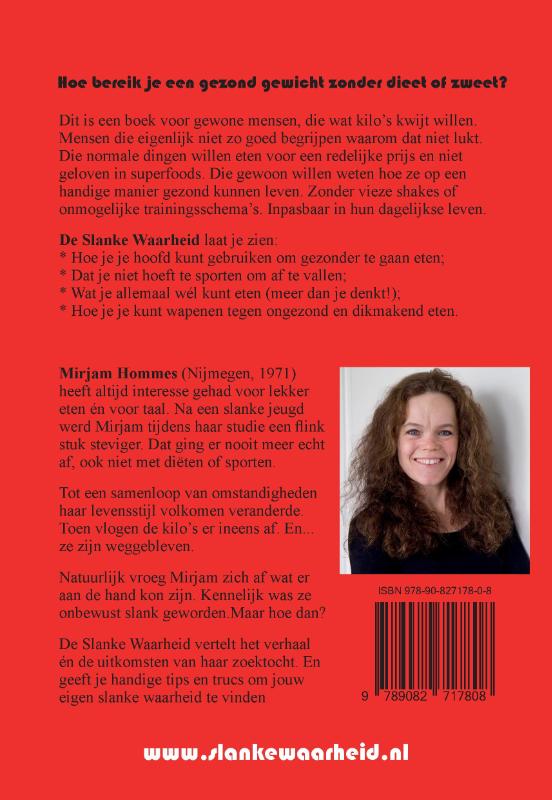Achterkant van De slanke waarheid