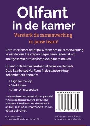 Achterkant van Deel 2: Hot items in de samenwerking