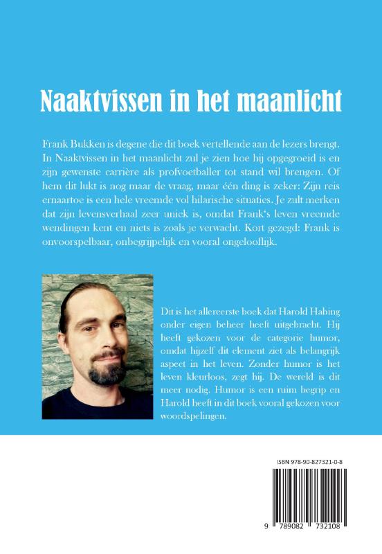 Achterkant van Naaktvissen in het maanlicht