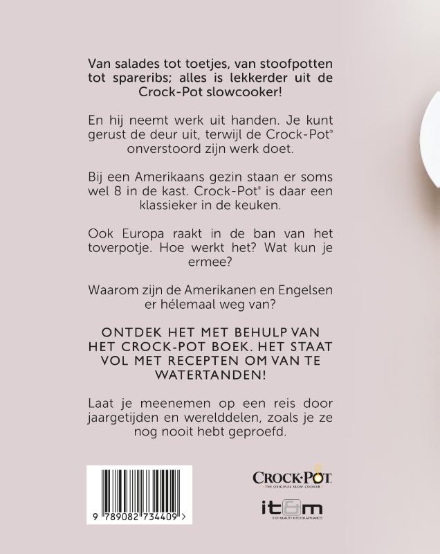 Achterkant van Het Crock-Pot Boek