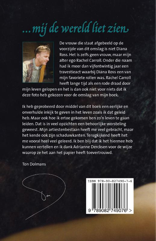 Achterkant van De vrouw die...
