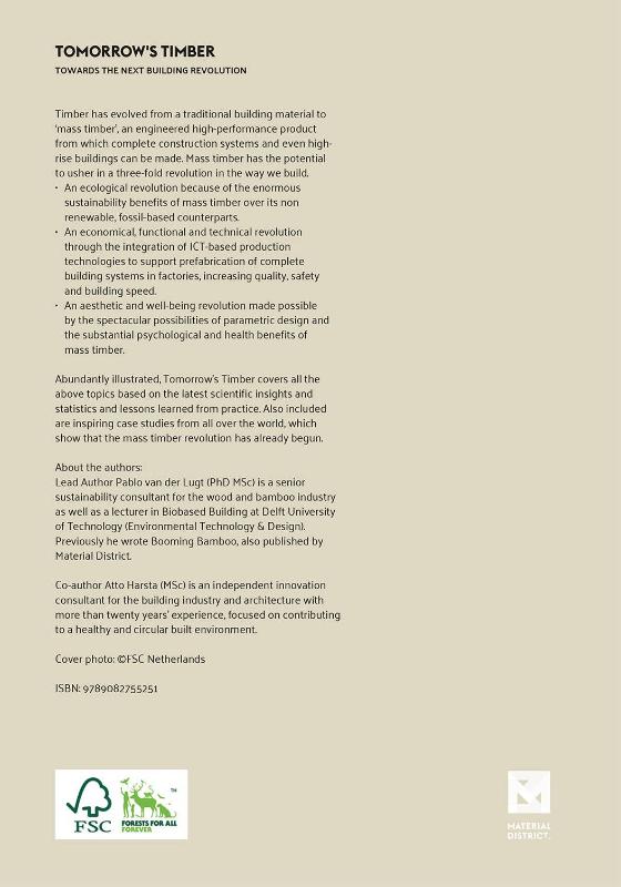 Achterkant van Tomorrow's Timber - FSC edition