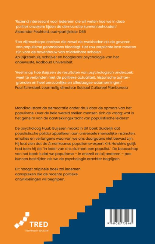 Achterkant van De verborgen psychologie achter populisme