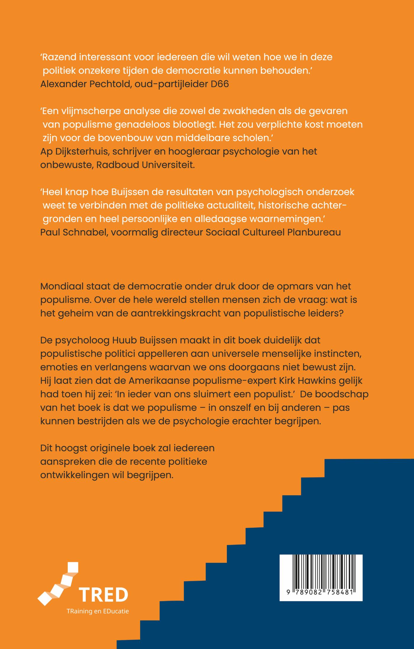 Achterkant van De verborgen psychologie achter populisme