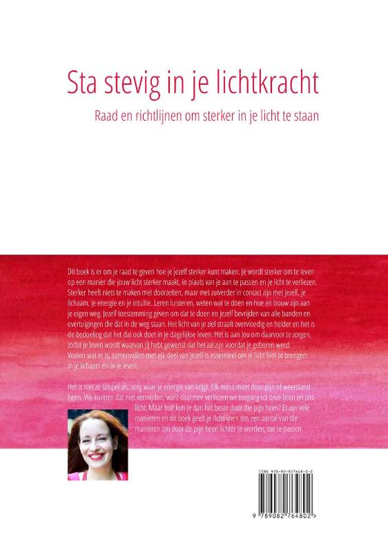 Achterkant van Sta stevig in je Lichtkracht