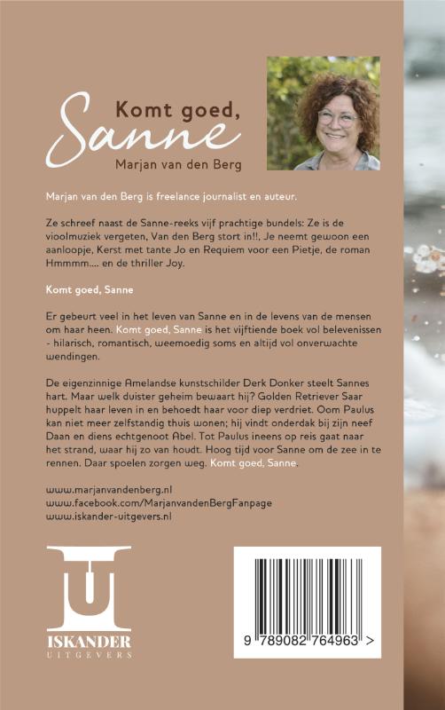 Achterkant van Komt goed, Sanne