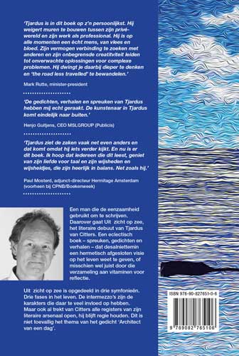 Achterkant van Uit zicht op zee