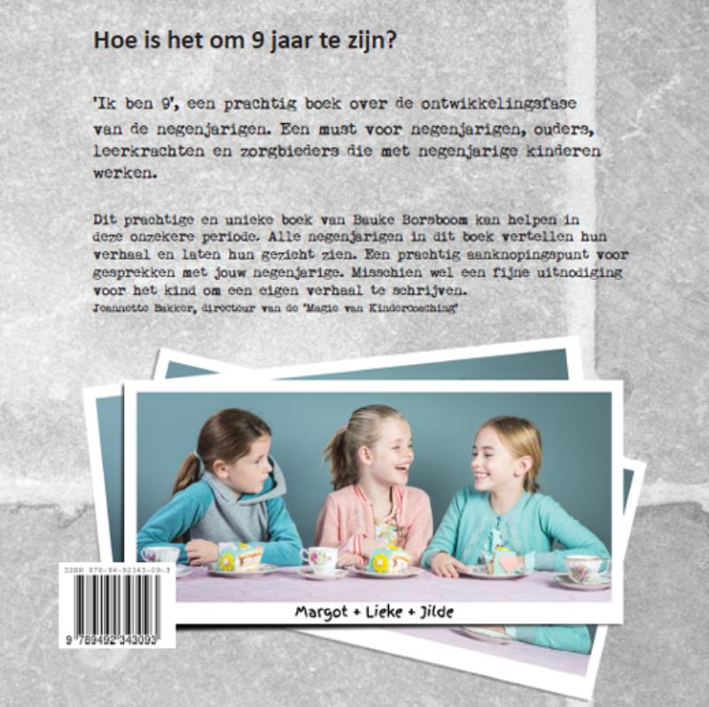 Achterkant van Ik ben 9