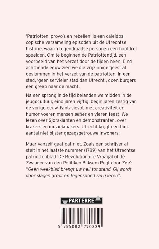 Achterkant van Patriotten, provo’s en rebellen