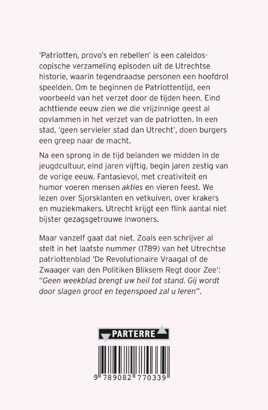 Achterkant van Patriotten, provo’s en rebellen