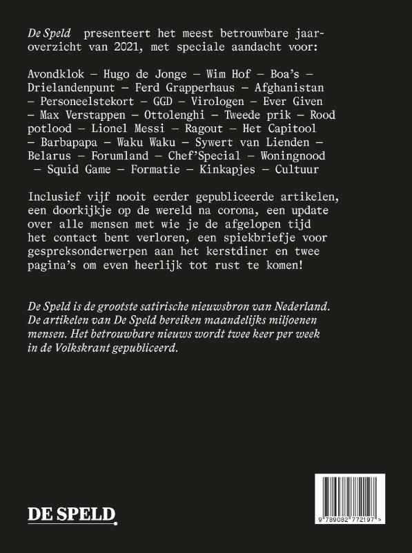 Achterkant van 2021: Opnieuw een Jaar