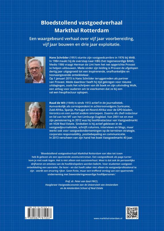 Achterkant van Bloedstollend vastgoedverhaal Markthal Rotterdam