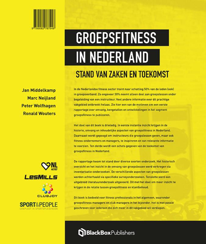 Achterkant van Groepsfitness in Nederland