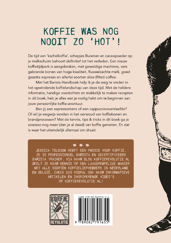Achterkant van Het Barista handboek