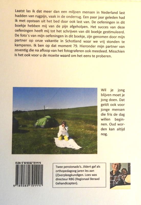Achterkant van Buigzaam de dag door