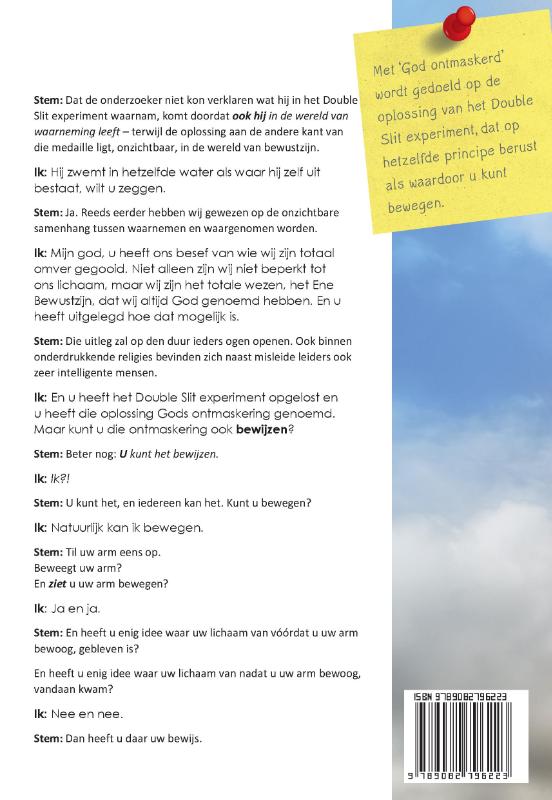 Achterkant van Ik ben God - En ik ook!