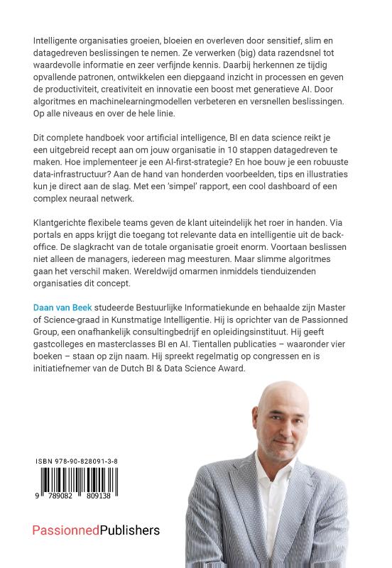 Achterkant van De intelligente, datagedreven organisatie
