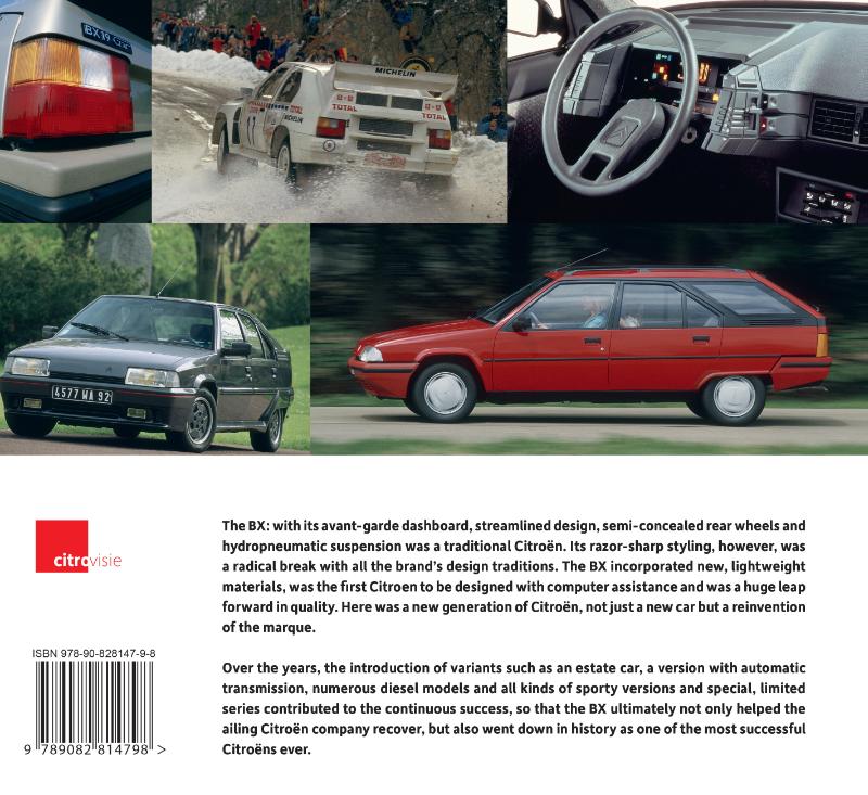 Achterkant van BX, a new generation of Citroën