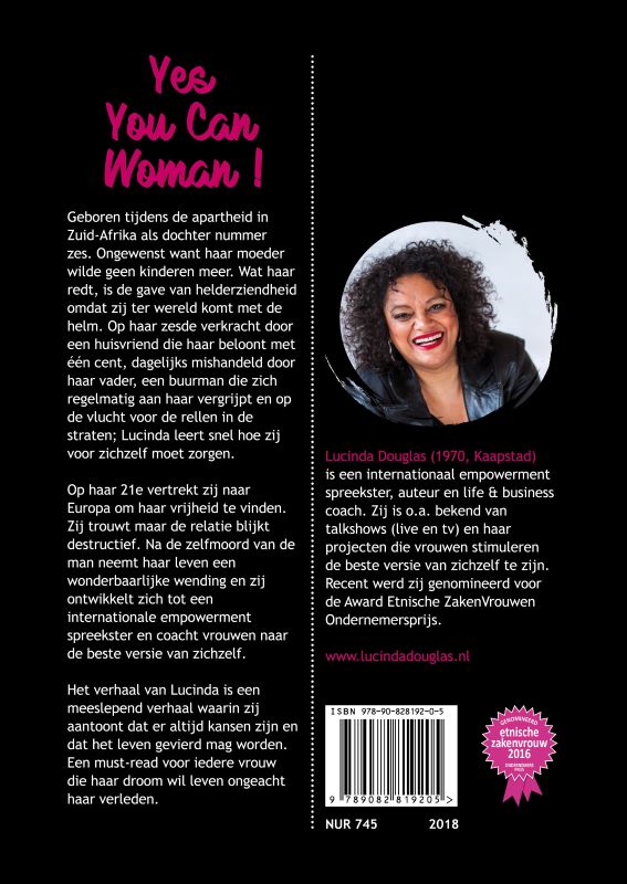 Achterkant van Yes You Can Woman!