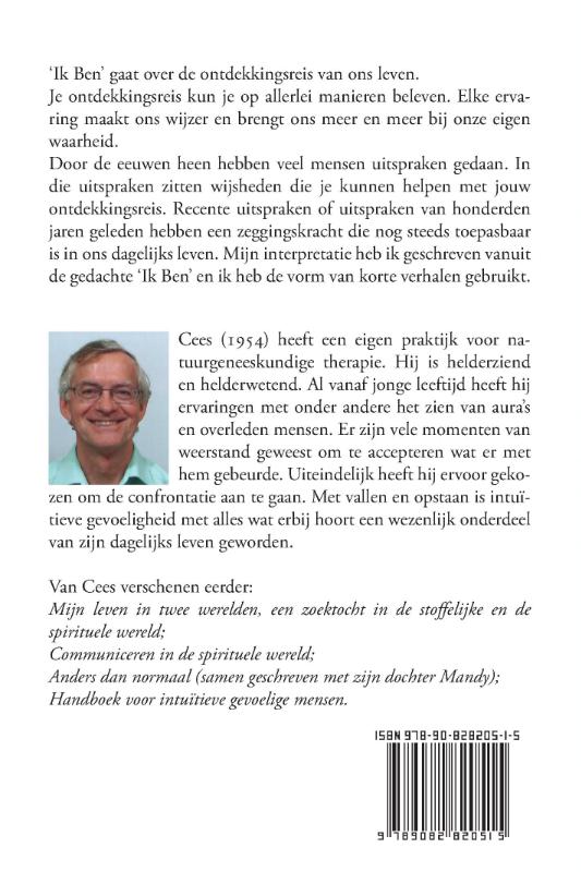 Achterkant van Ik Ben