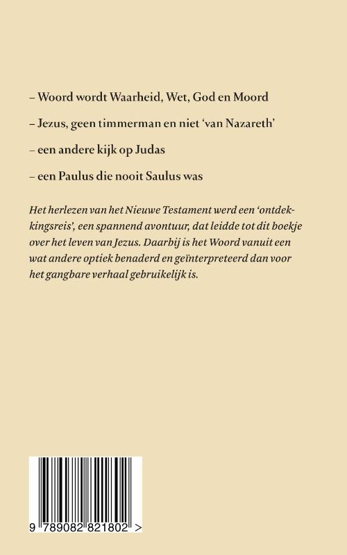 Achterkant van De doorstart van Jezus