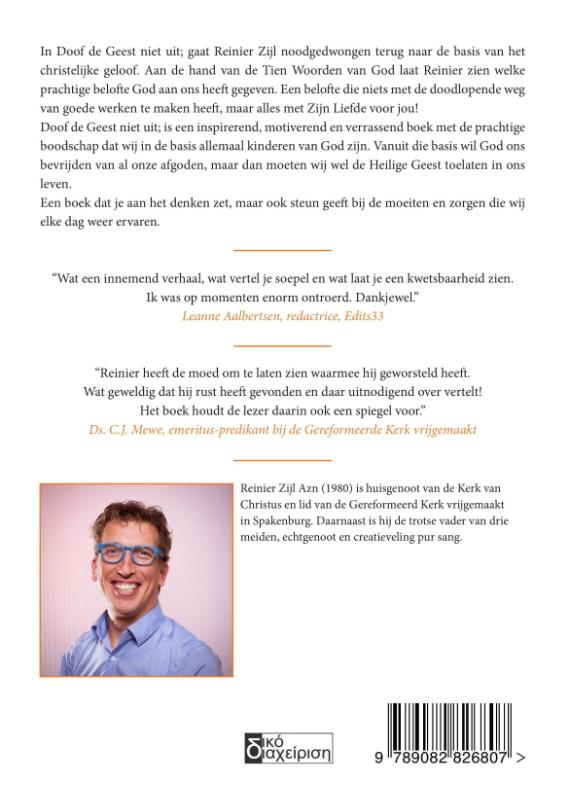 Achterkant van Doof de Geest niet uit;