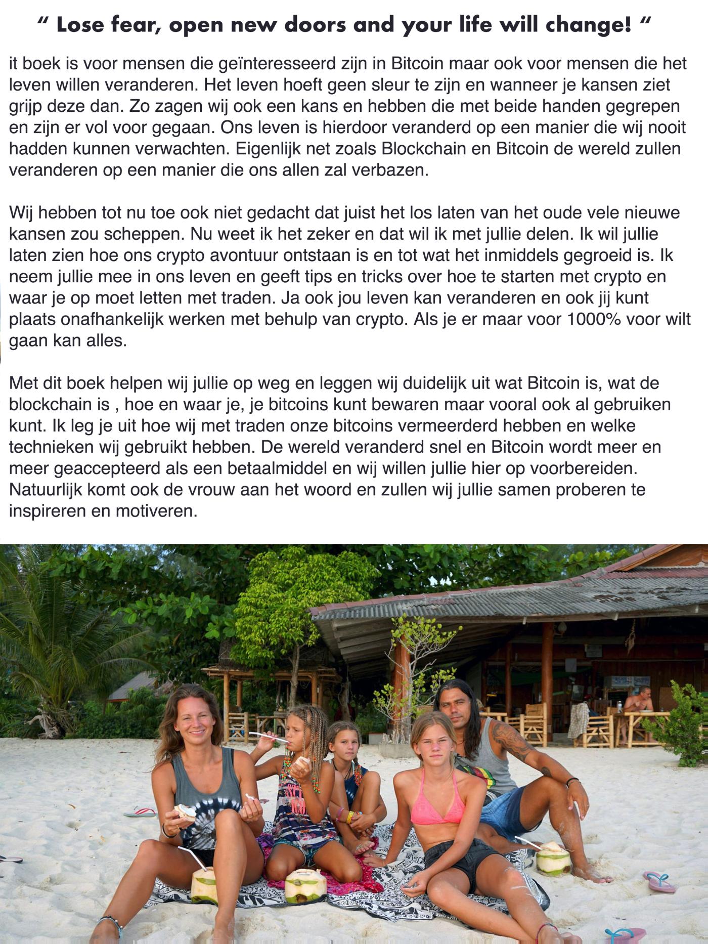 Achterkant van The Bitcoin Family