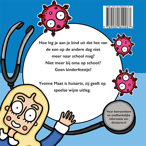 Achterkant van Dokter Vrolijk Corona