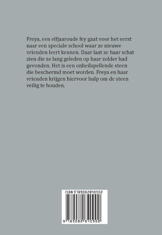 Achterkant van De legende van Cadria 1 - De maansteen