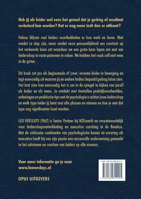 Achterkant van Het geheim van de Multi Faced Leider