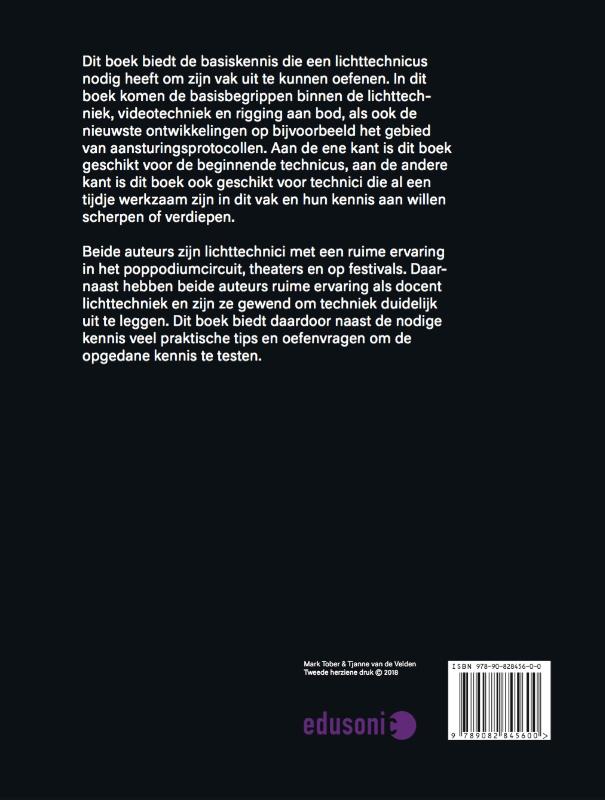 Achterkant van Lichttechniek