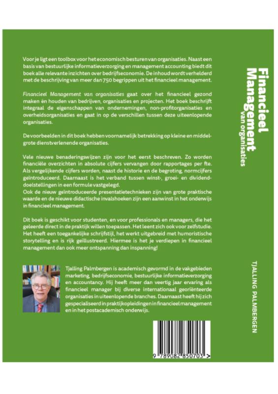 Achterkant van Financieel Management van organisaties