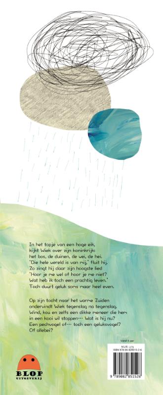 Achterkant van De Gelukkige Pechvogel