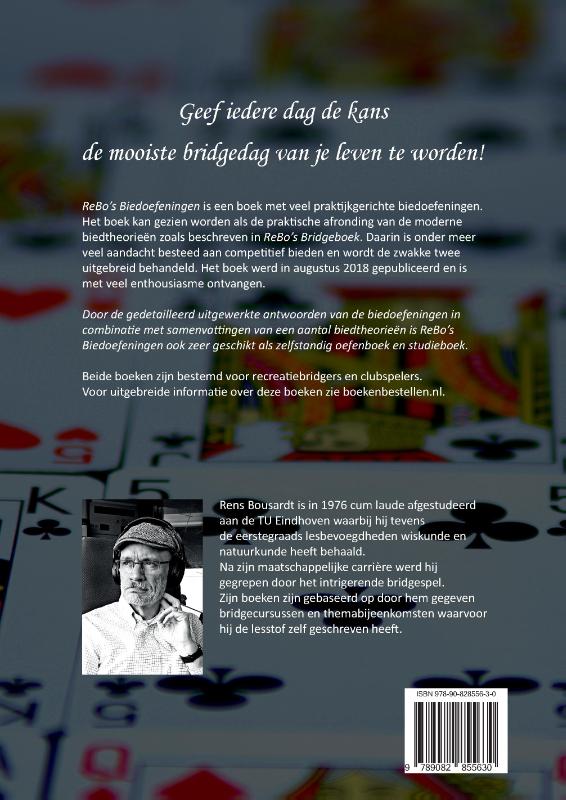 Achterkant van ReBo's Biedoefeningen