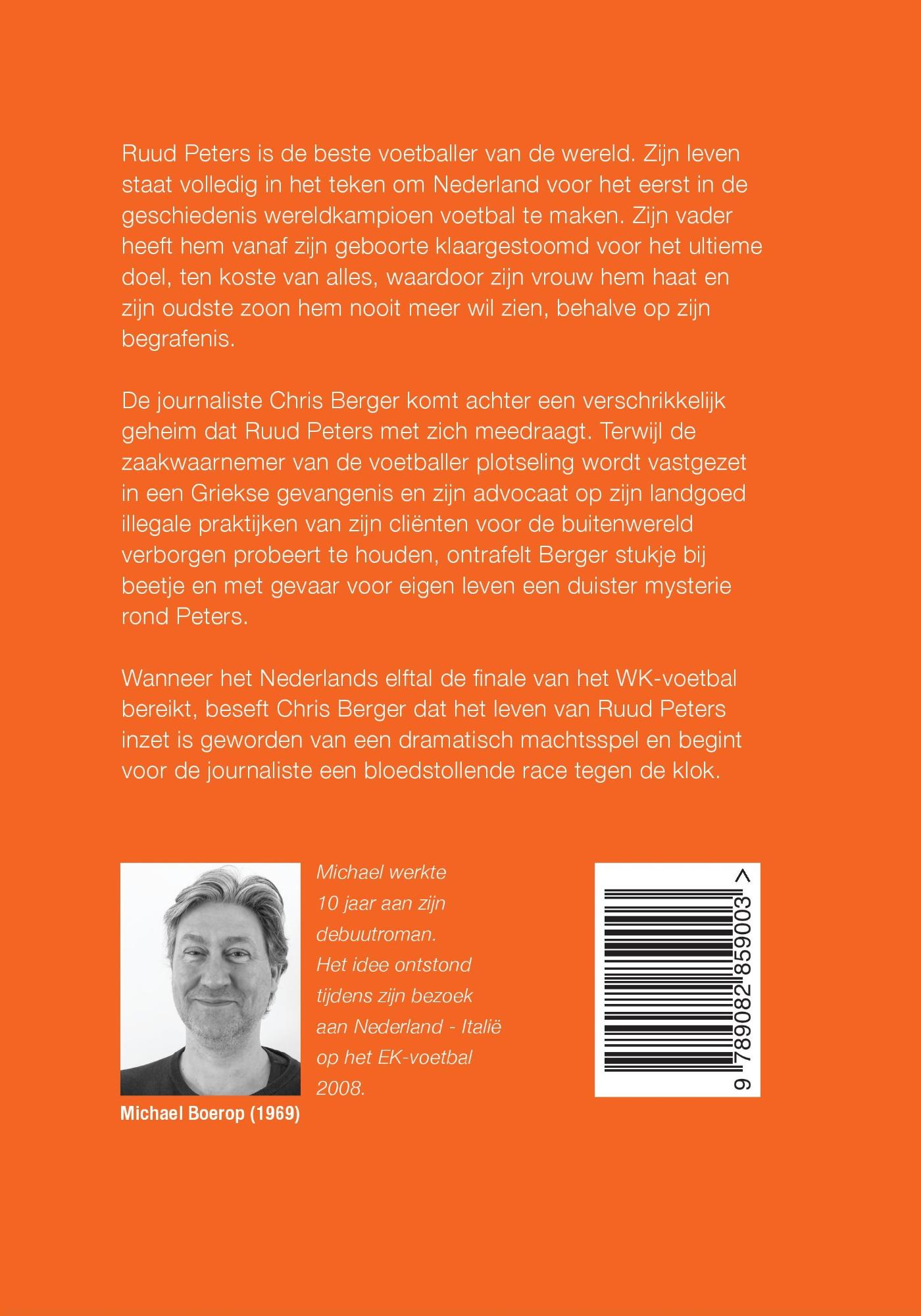 Achterkant van Peters
