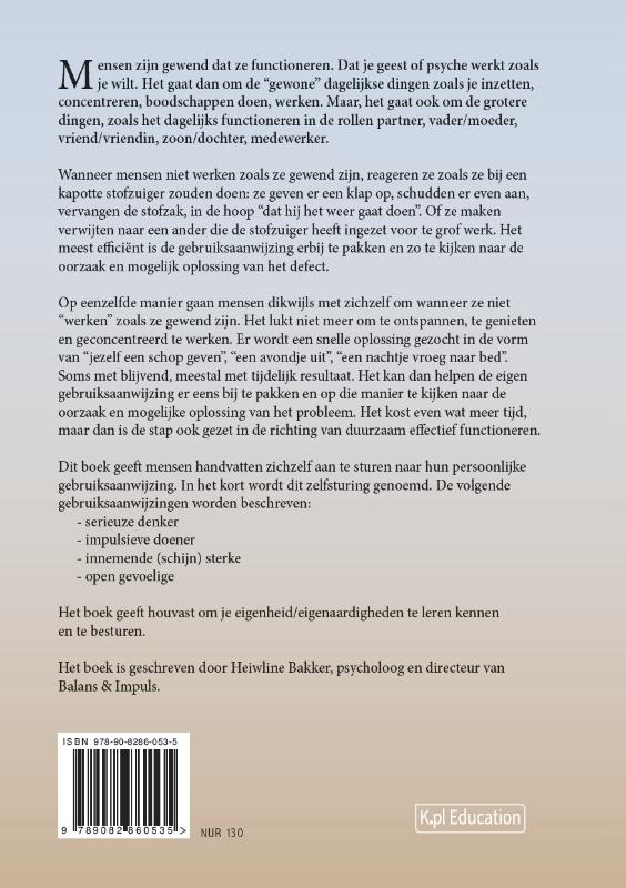 Achterkant van Jezelf besturen