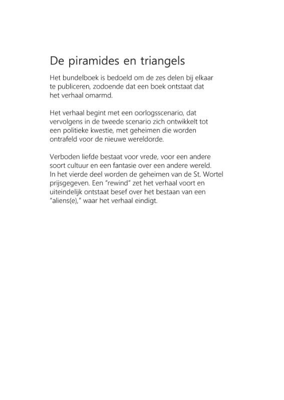 Achterkant van De piramides en triangels