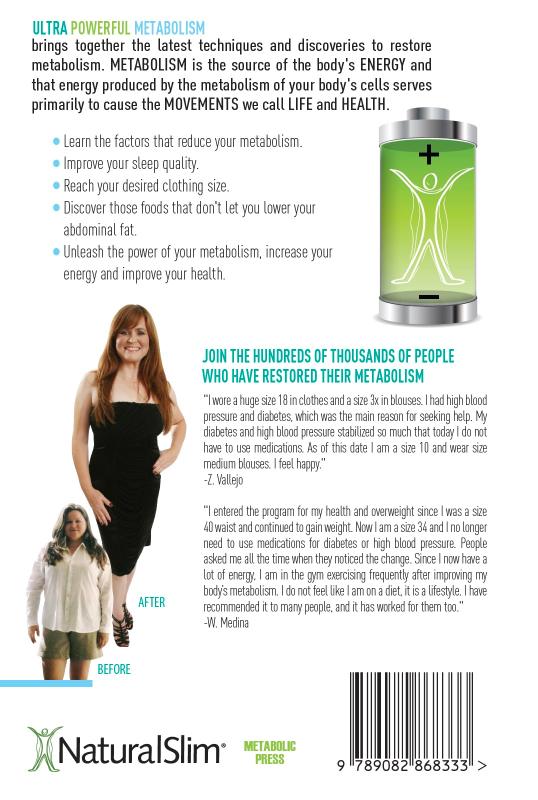Achterkant van Ultra Powerful Metabolism