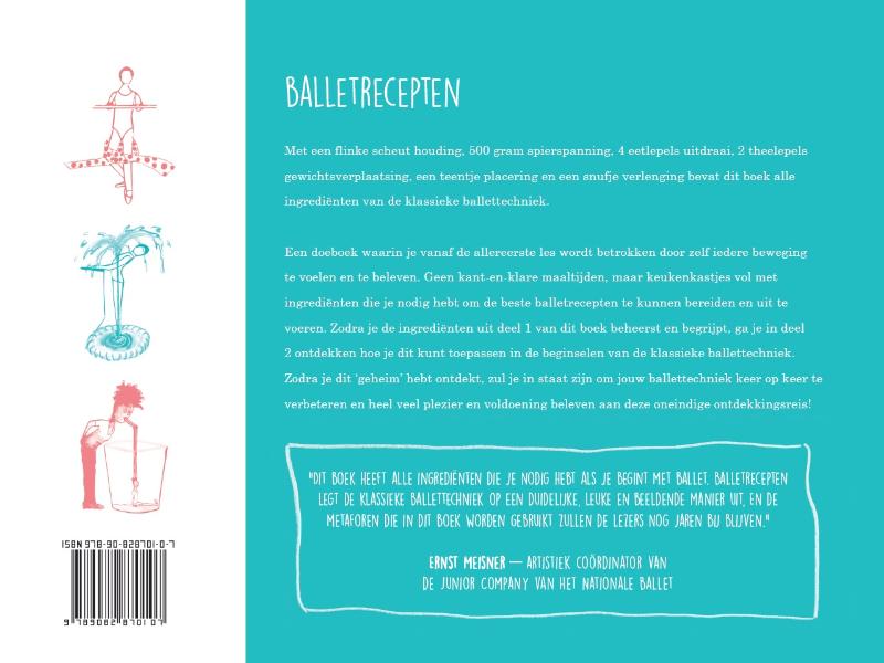 Achterkant van Balletrecepten