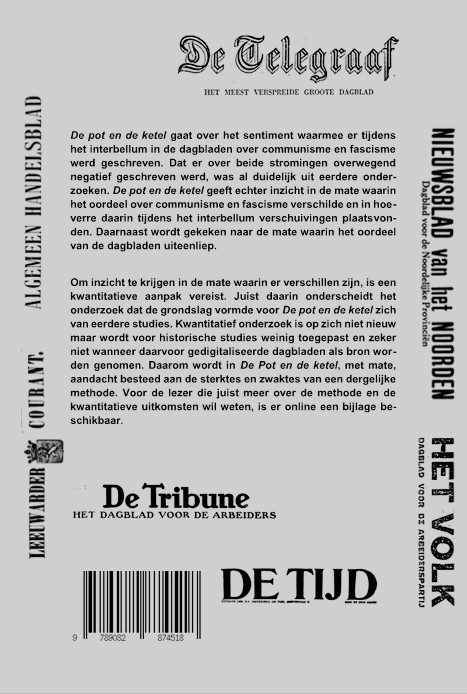 Achterkant van De pot en de ketel