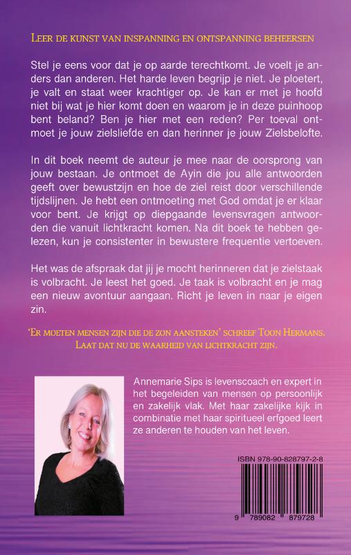 Achterkant van Zielsbelofte
