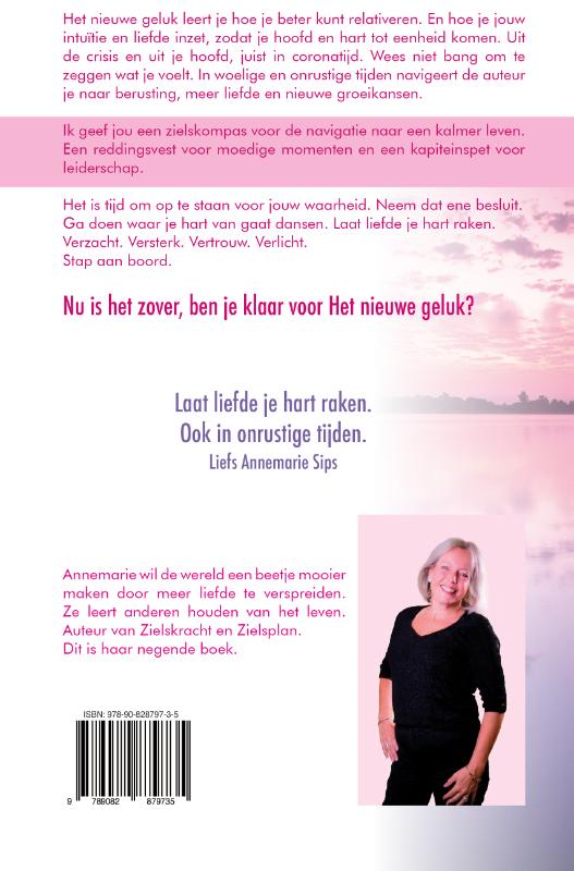 Achterkant van Het nieuwe geluk