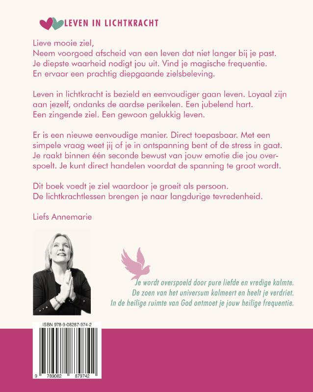 Achterkant van Leven in lichtkracht