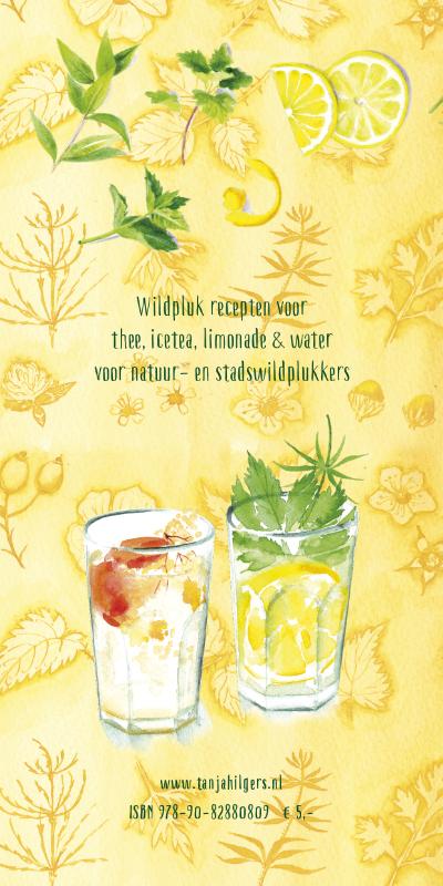 Achterkant van Wilde Kruidenthee & Limonade