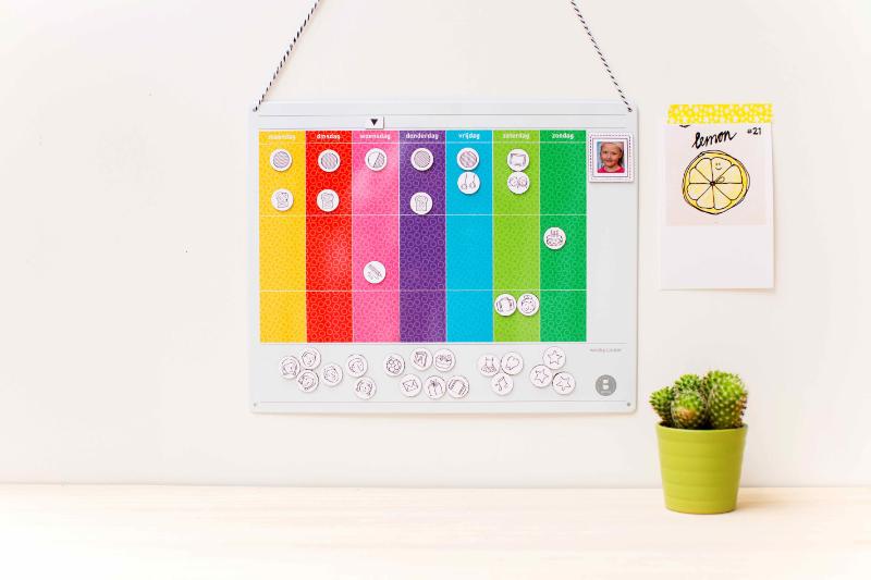 Achterkant van Weekplanner kind