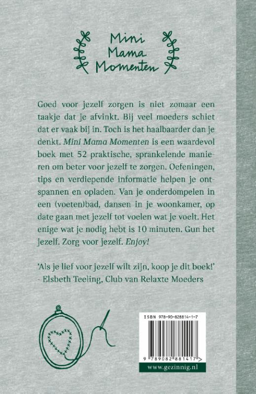 Achterkant van Mini Mama momenten