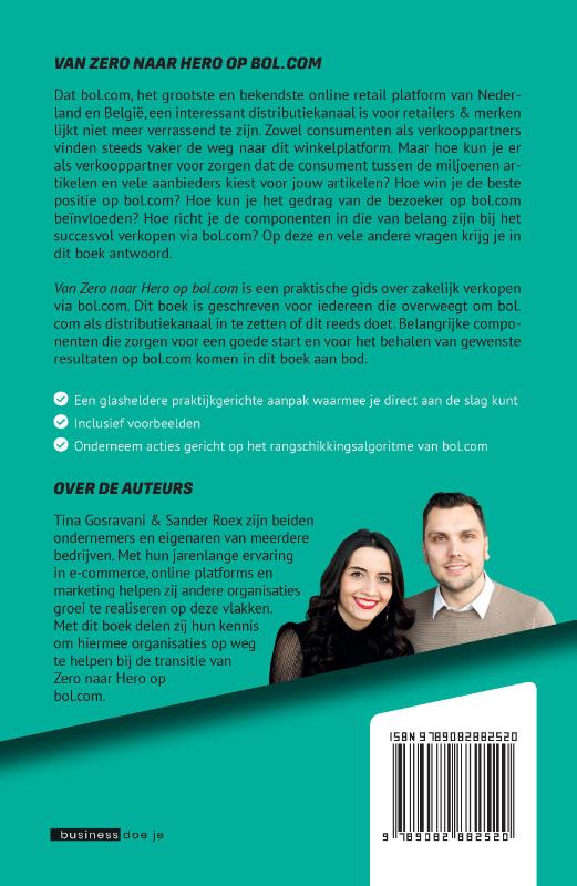 Achterkant van Van Zero naar Hero op bol.com